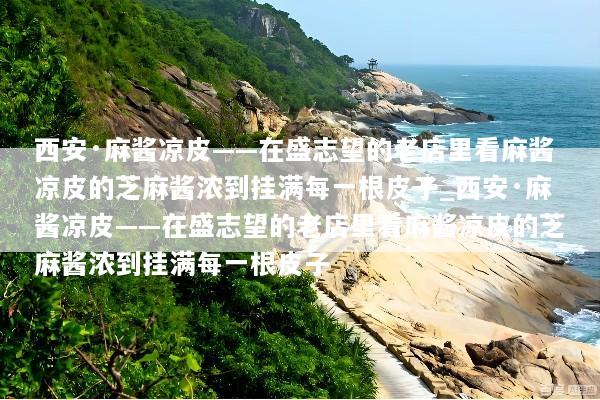 西安·麻酱凉皮——在盛志望的老店里看麻酱凉皮的芝麻酱浓到挂满每一根皮子_西安·麻酱凉皮——在盛志望的老店里看麻酱凉皮的芝麻酱浓到挂满每一根皮子